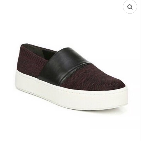 NIB $450 TWO PAIRS of Vince Ward Knit Slip-On Platform Sneakers in size 6.5! - Picture 4 of 14